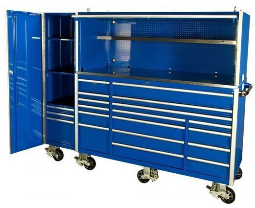 Rolling Workbench stainless steel countertop with Drawer Garage Series Combination Tool Box Storage Cabinet Tool Chest on wheels