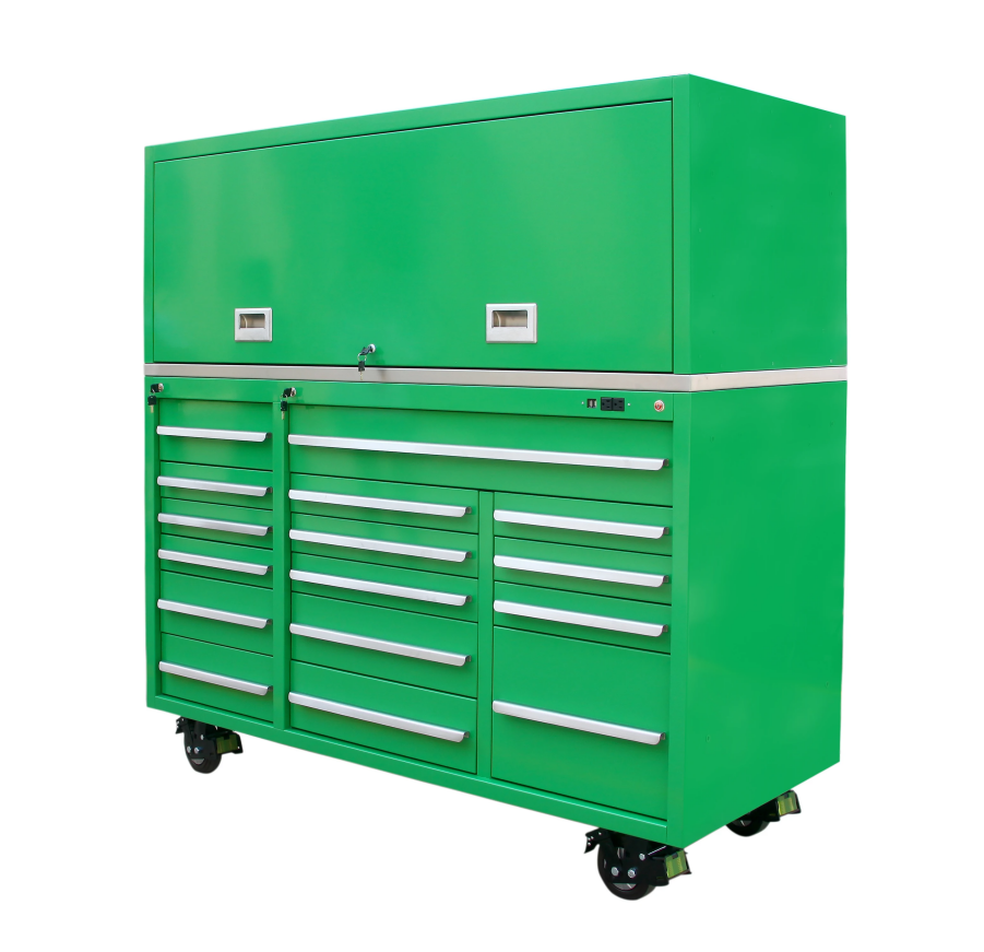 Mechanic tool box roller 16 drawer cabinet tool chest on wheels golden line tool cabinet work bench