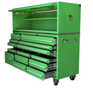 72inch 15 drawer tool cabinet trolley with tools chest with hutch sliding surface tool cabinet