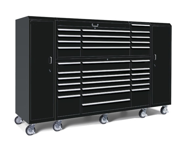 Sunup tool cabinet drawer slides blue black widow tool chest mechanic trolley tool set