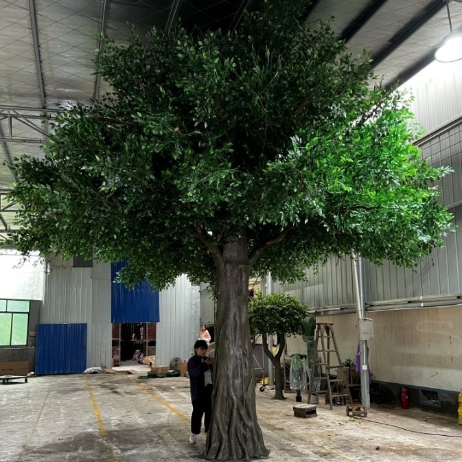 O-321 Large Green Silk Olive Artificial Big Trees Artificial plants Tree for Wedding Christmas Party Outdoor Decoration