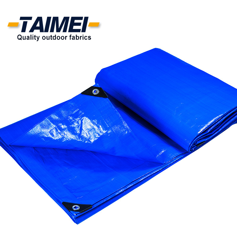 PE Tarpaulin Sheet Multi-Purpose Thick Blue Waterproof Heavy Duty Poly Tarp PE Tarpaulin Cover