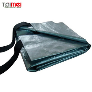 Round Bale Silver Heavy Duty Breathable Hay Tarps