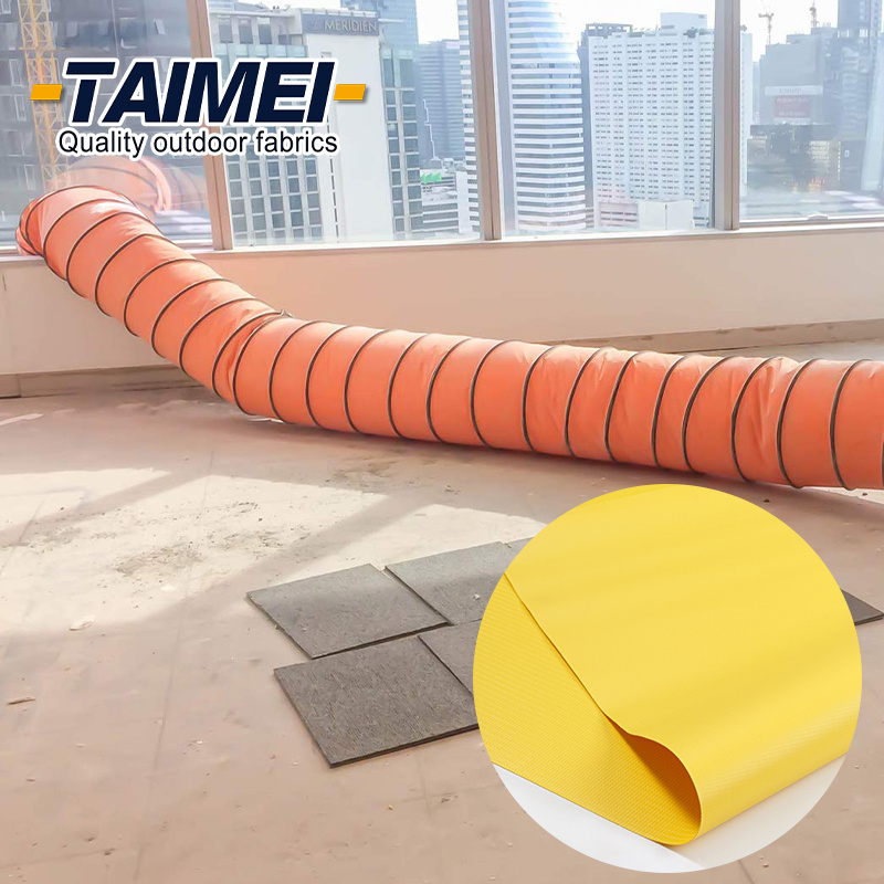 Flexible Fabric Air Duct Conditioning Fabric Ducting PVC Fabric for Air Duct for Ventilation