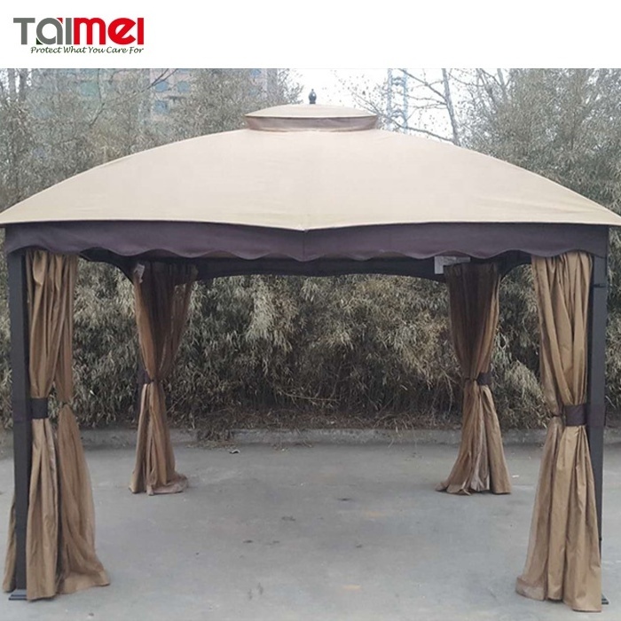 Double Roof Wind Resistant Waterproof Garden Patio Gazebo