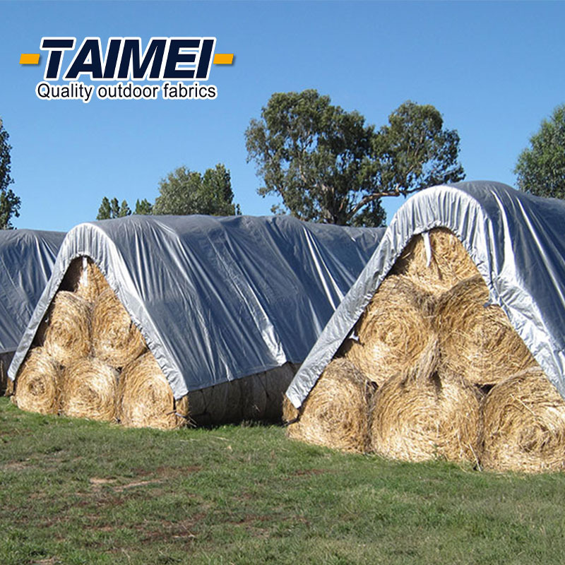 Heavy Duty Farm PE Tarpaulin Hay Cover Tarps Water-Proof Hay Tarp for Hay