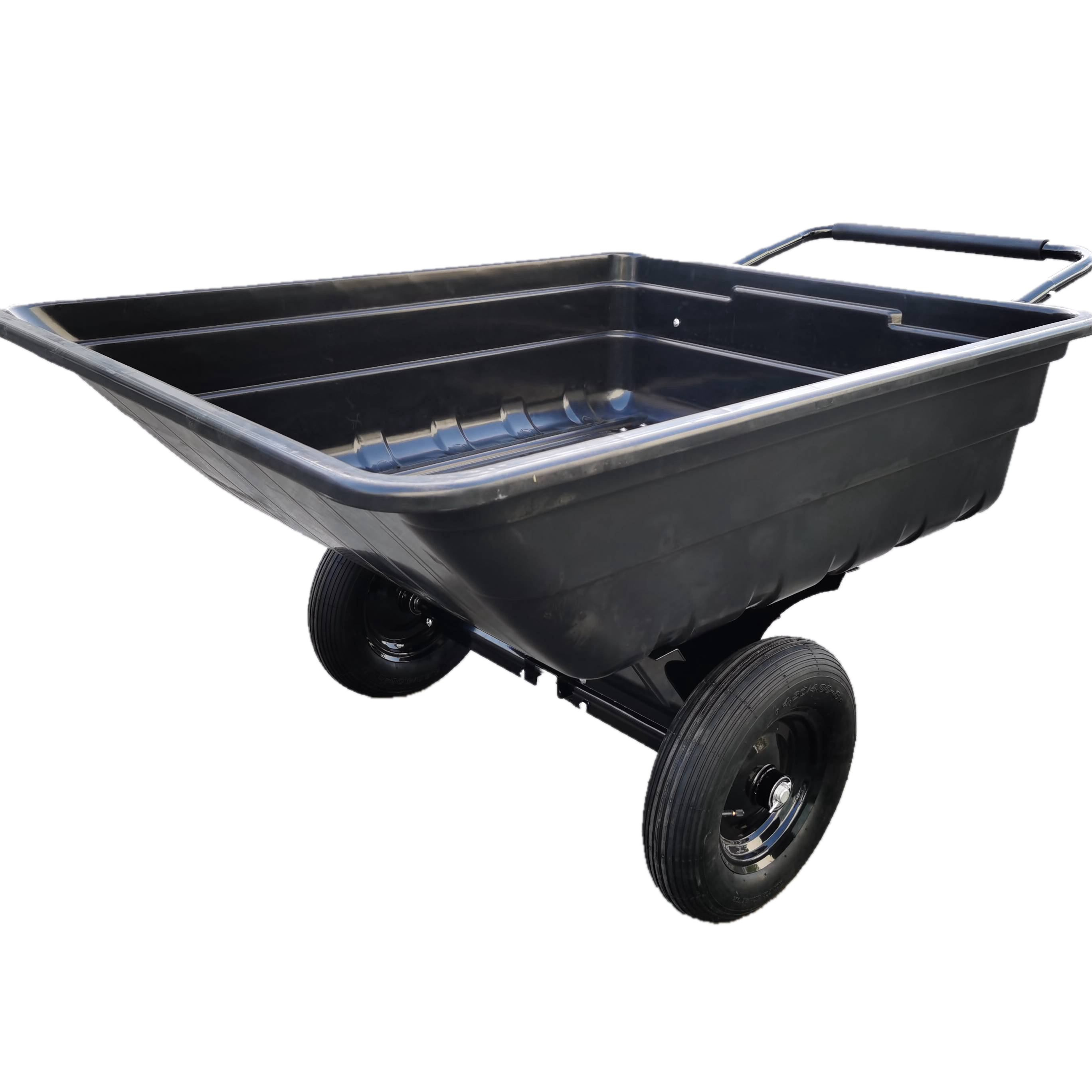 Various Widely Used 200kg Load Two Wheels Wheelbarrow Garden Dump Cart garden cart wagon trolley