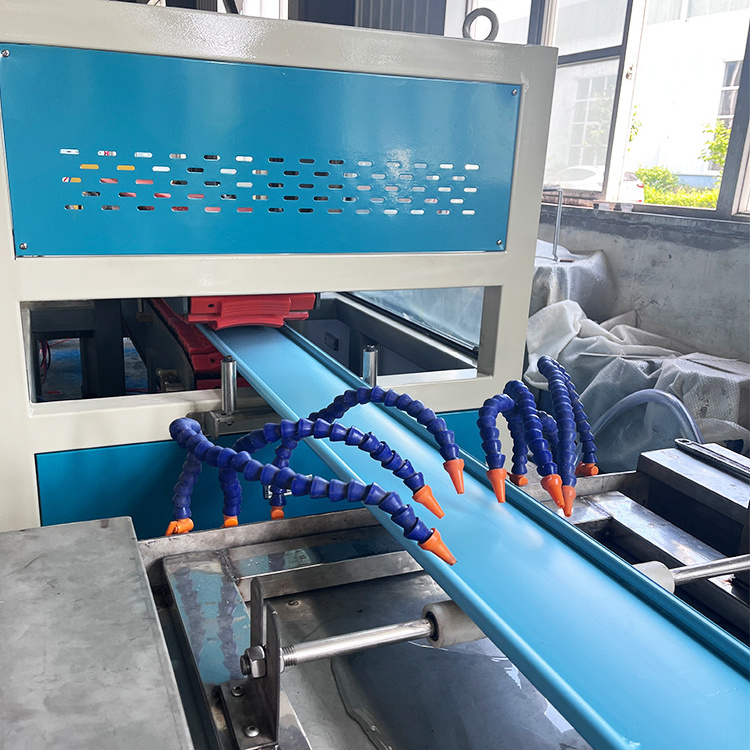 Automatic UPVC WPC window door frame panel board making machine/plastic pvc profile extrusion line