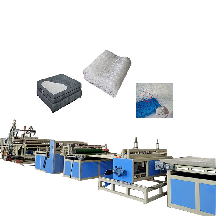 South Korea High Plastic polymer POE TPU coil mattress making machine