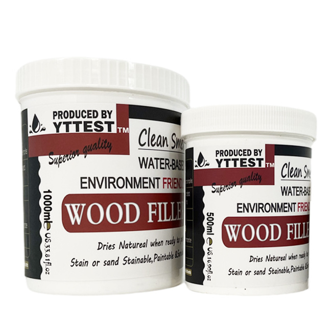 Stainable wooden grain filler dark brown wood putty for oak cabinets