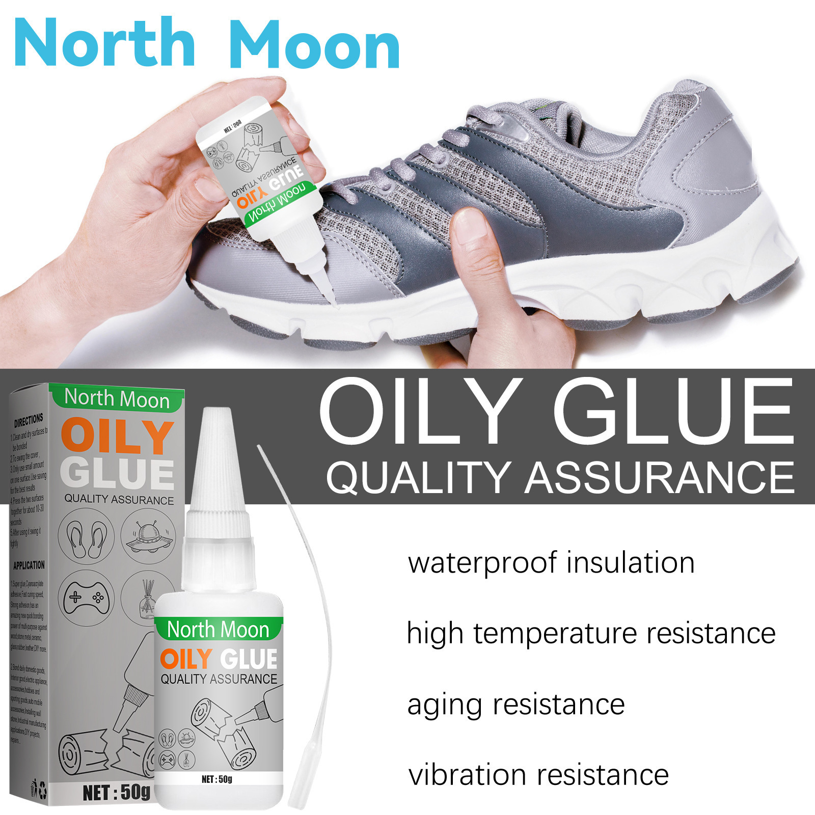 New arrivals trending products long lasting shoe repair super adhesive multi purposes waterproof welding oily universal glue