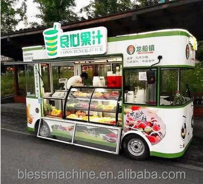 2024New arrival top quality mobile street vintage caravan car dining standard concession electric tricycle fast food kiosk truck