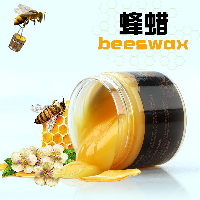 Natural long lasting essential oil Wax wood floor wax furniture Care countertop Polishing wood floor countertop cleaning cream