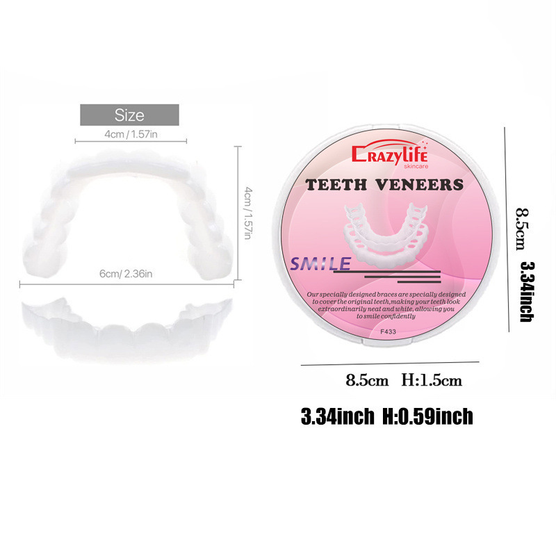 2024 Hot sale product perfect smile denture braces comfortable teeth veneers whitening dentures cosmetic temporary false cover