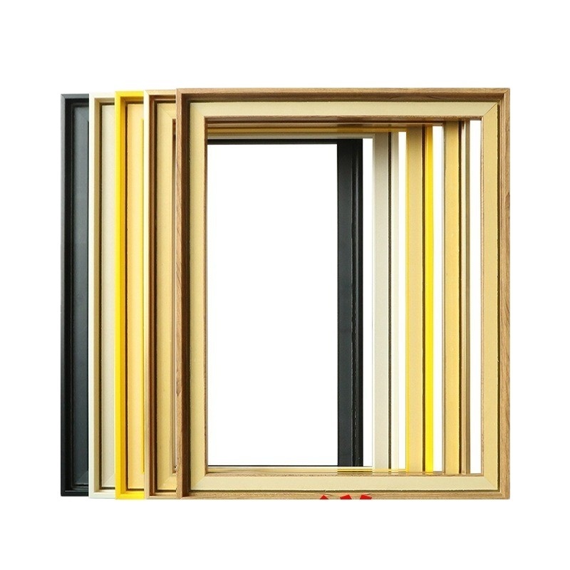 Digital oil painting outer frame mounted built-in l-shaped outer frame large size wall painting decorative picture frame