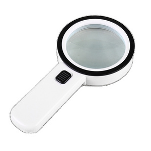 30X Handheld Magnifying Glass 12&18 LED Illuminated Lighted Magnifier