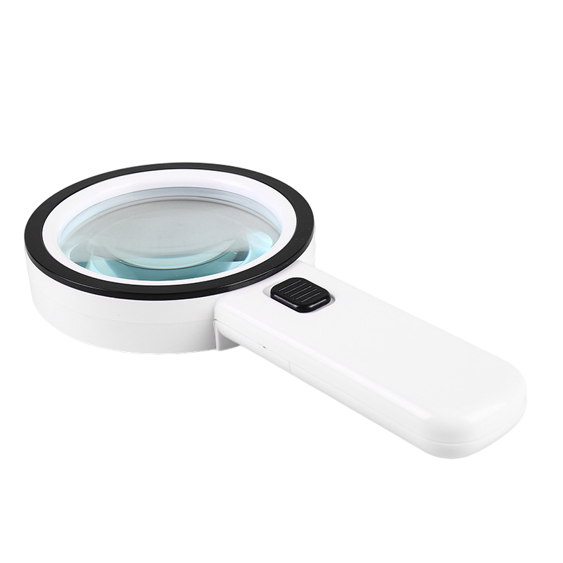 30X Handheld Magnifying Glass 12&18 LED Illuminated Lighted Magnifier