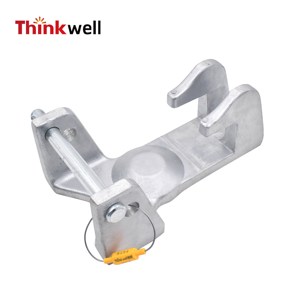 ThinkWell Silver Color 2-5/16 Inch Style Gooseneck Trailer Lock Couplers