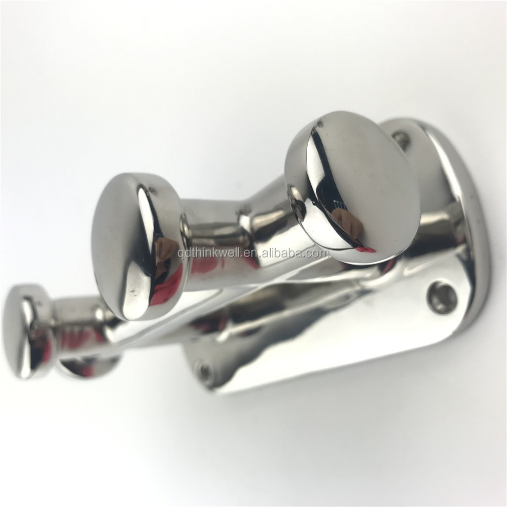 Stainless Marine Fittings Boat Cleat Double Cross Bollard