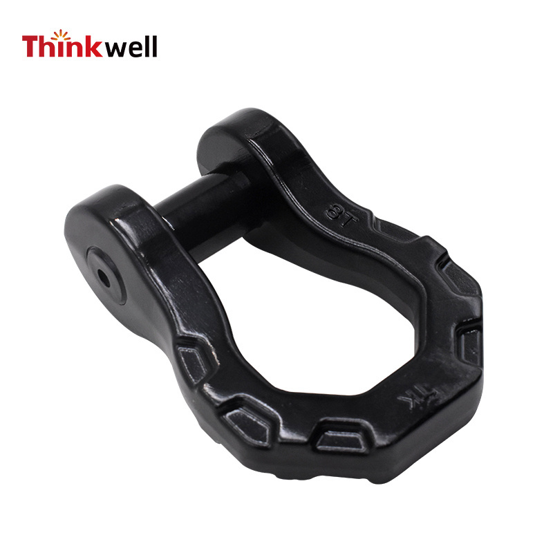 Off Road Bow Shackles Heavy Duty Shackle Heavy Duty 8T Customized Carbon Steel D Ring Shackle Wholesaler Stainless Steel Us Type