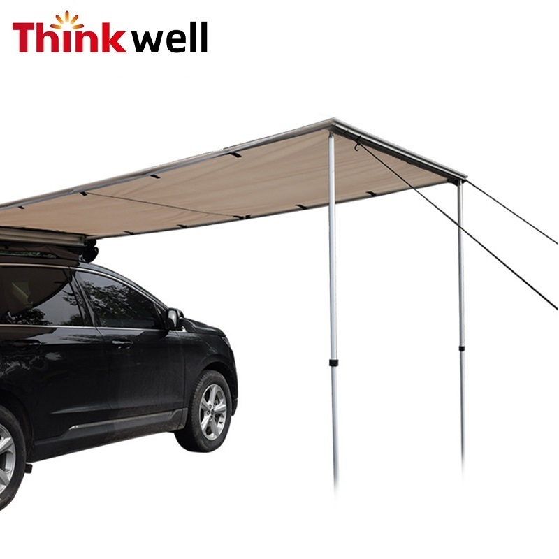 Accessories 600d Oxford Waterproof Retractable Top Roof Tent Side Outdoor Camping Car Awning