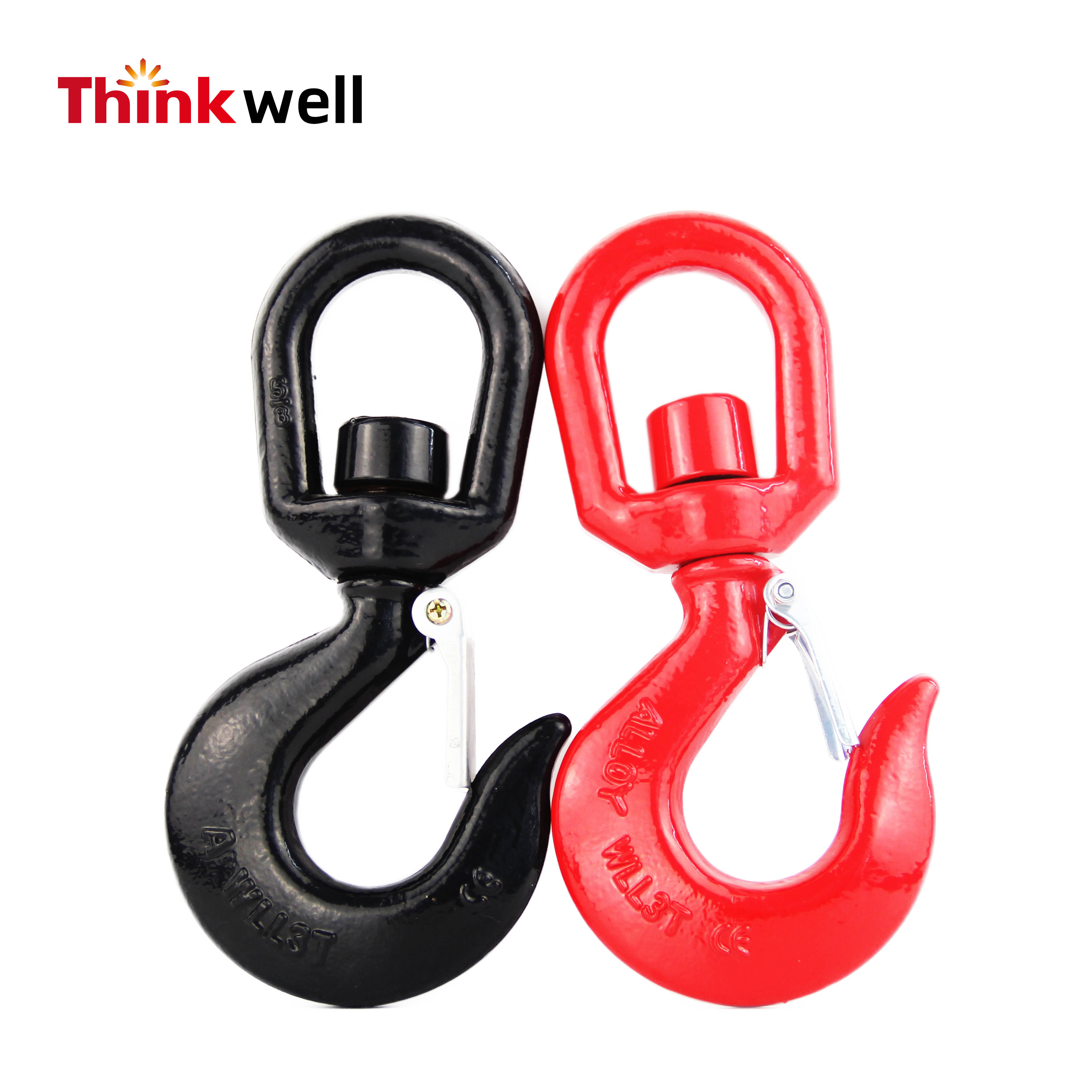 Heavy Duty Factory Price US Type 322A/C Lifting Swivel Eye Hook With Latch