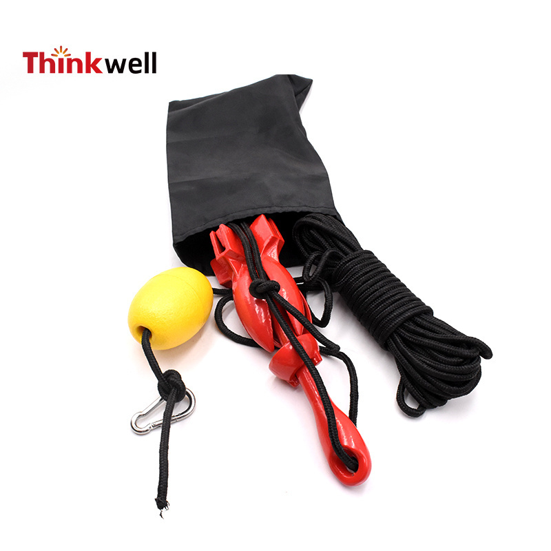 Factory Price 3lbs Canoe Kayak Folding Fluke Anchor Kit With Bag