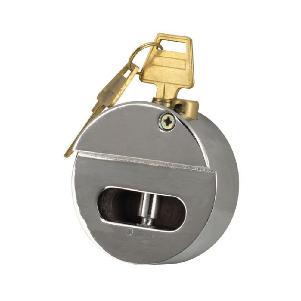 Hidden Shackle Padlock with Hockey Puck Lock