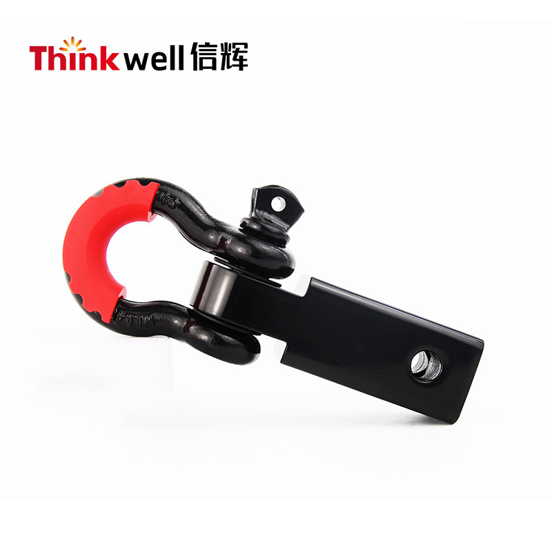 4x4 Auto Accessories Recovery Rating with Bow Shackle Tow Bar Carbon Steel Off Road Receiver Hitch