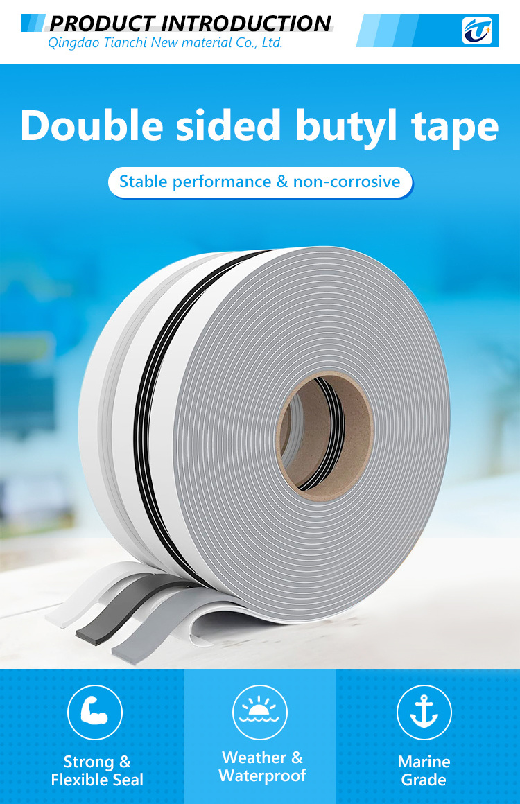 Wholesale Custom Waterproof Seam Sealing Tape High Temperature Resistant Butyl Sealant Butyl Sealing Tape