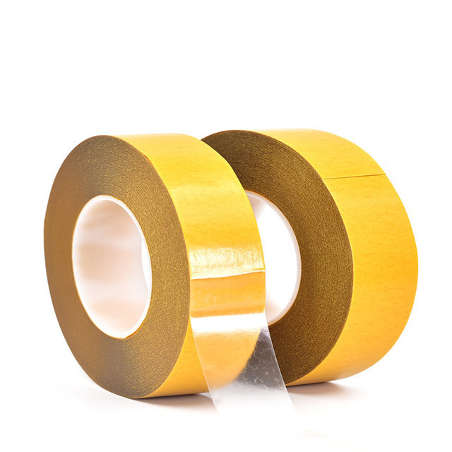 High Temperature Resistance Red Film Liner Ds Pet Adhesive Self Adhesive Double Sided Tape Adhesive Sticker Tape