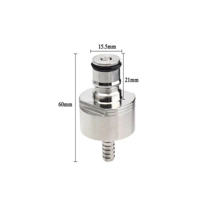 Beer Brewing Carbonation Cap W_ 5_16_ Barb & Ball Lock Disconnect Fit Soft Drink Pet Bottles Homebrew Cornelius Keg Connector