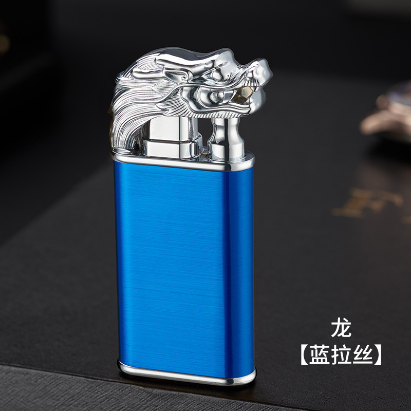 Cigar Lighters Party Night-glowing Novelty Dragon Torch Jet Cigarette Lighter Switchable Flame Ready To Ship Smoking Accessories