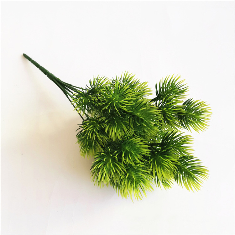 32 cm high simulation artificial leaves plastic Simulates pine needle cliff cypress branch for ornaments