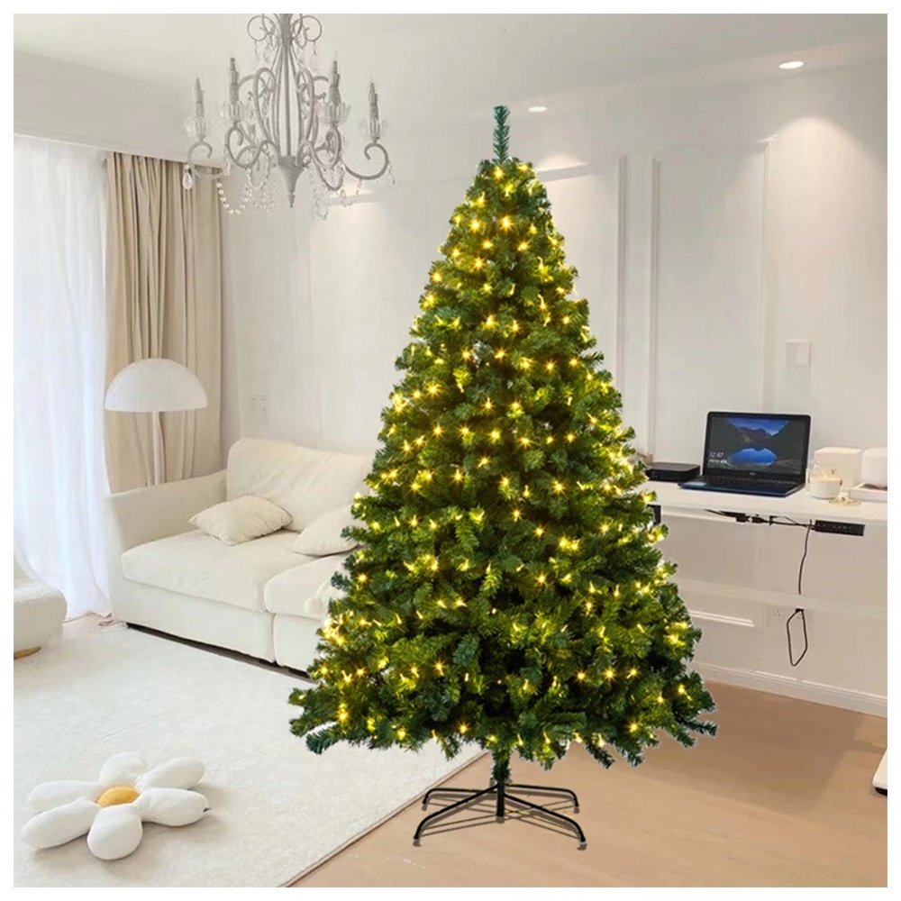 1.8M Green Slim Artificial Led Christmas Tree