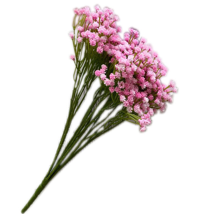 High Quality Plastic White Babysbreath Artificial Flowers Bouquet Mini Faux Baby Breath For Wedding Table Garland Wall Decor