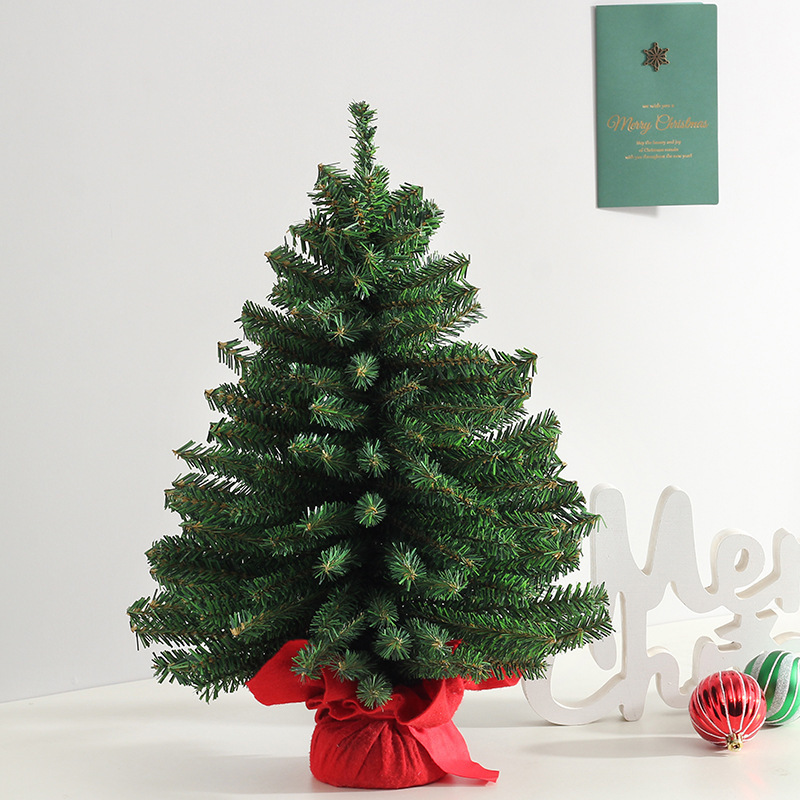 Decorated Artificial Mini  Christmas Tree Mixed Premium Flocked arbol de navidad kerstbomen Christmas Tree