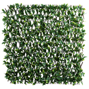 Factory Directly Low Price Artificial Garden Willow Expandable Trellis Fence