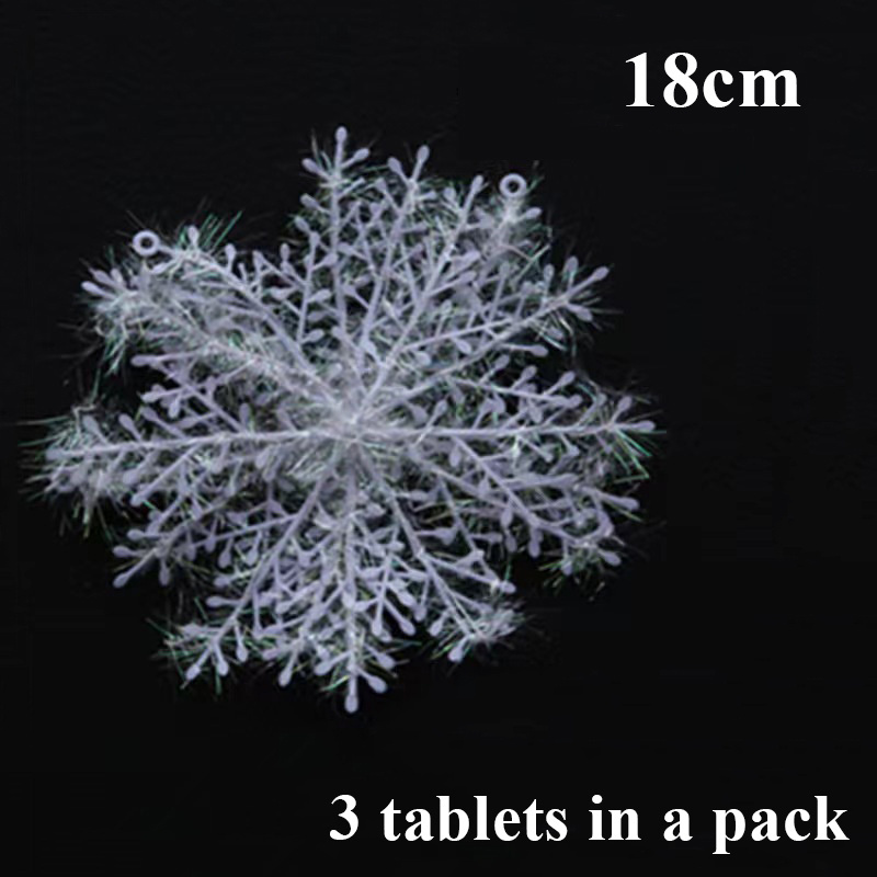 New design Christmas snowflake for Christmas decorations plastic Snowflake