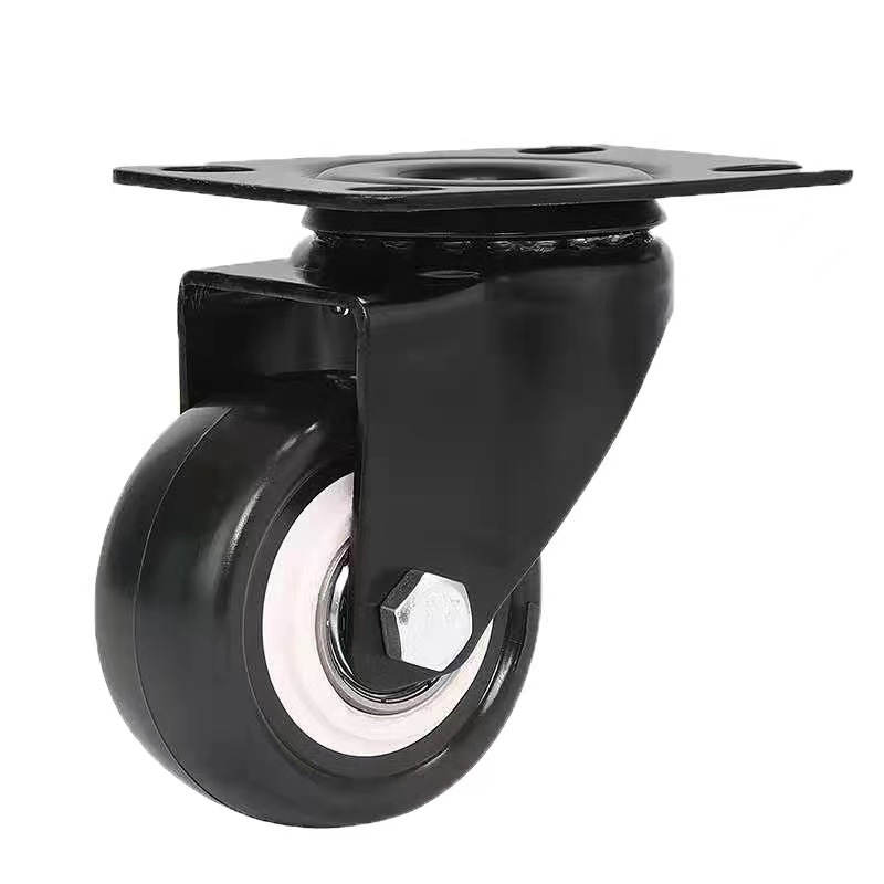 Pvc Locking Caster Cart 4 Inch Swivel Wheel Light Duty Plastic Pp Chair Wheel Caster