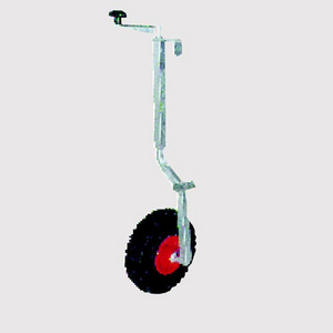 Tongshunfa Factory customization Trailer Jack with Jockey wheel Galvanized Single wheel stands steel hand crank jack