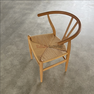 Rope Knitting Seat Wishbone Chair