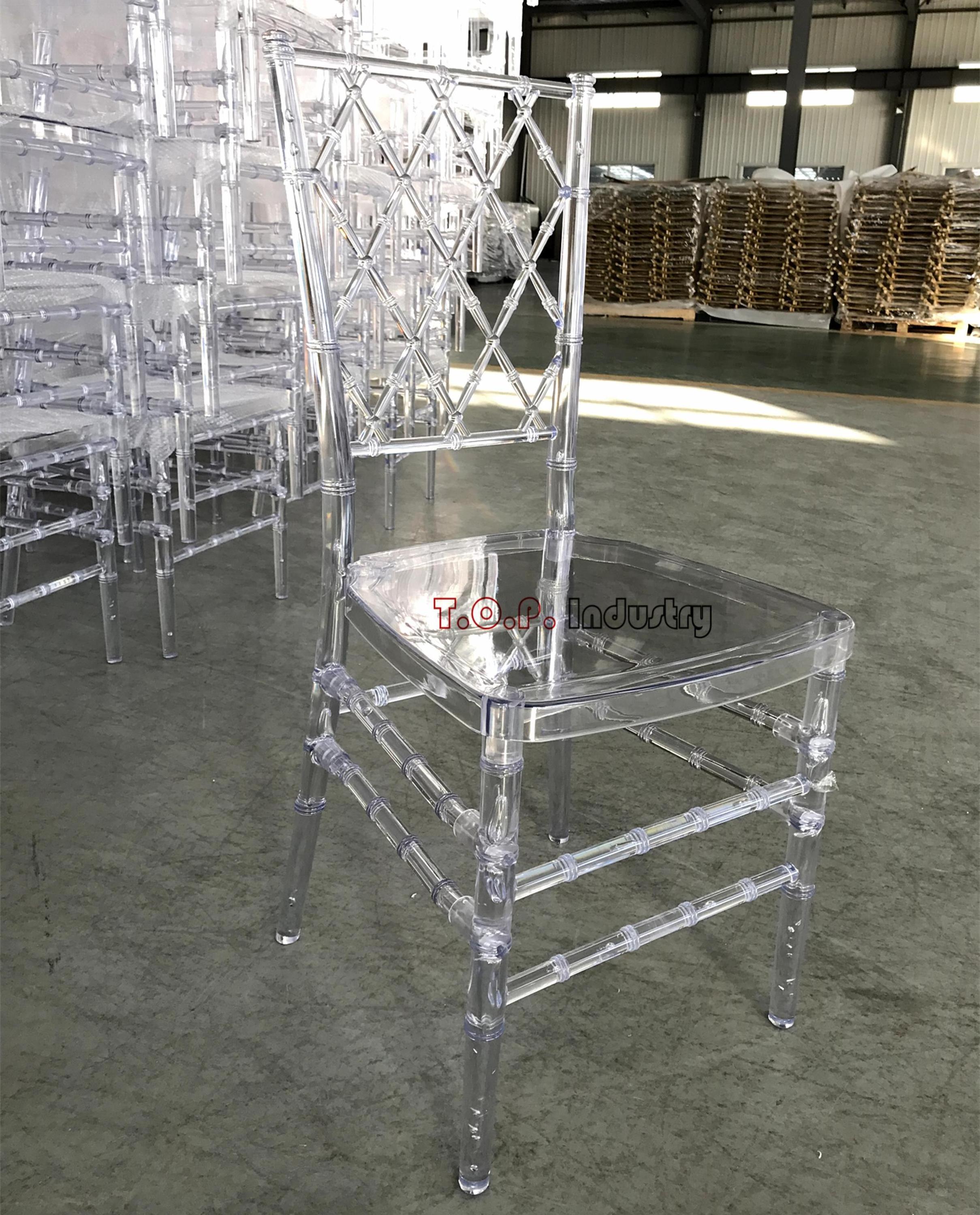 Rental PP/PC Plastic Stacking Chairs with Cushion