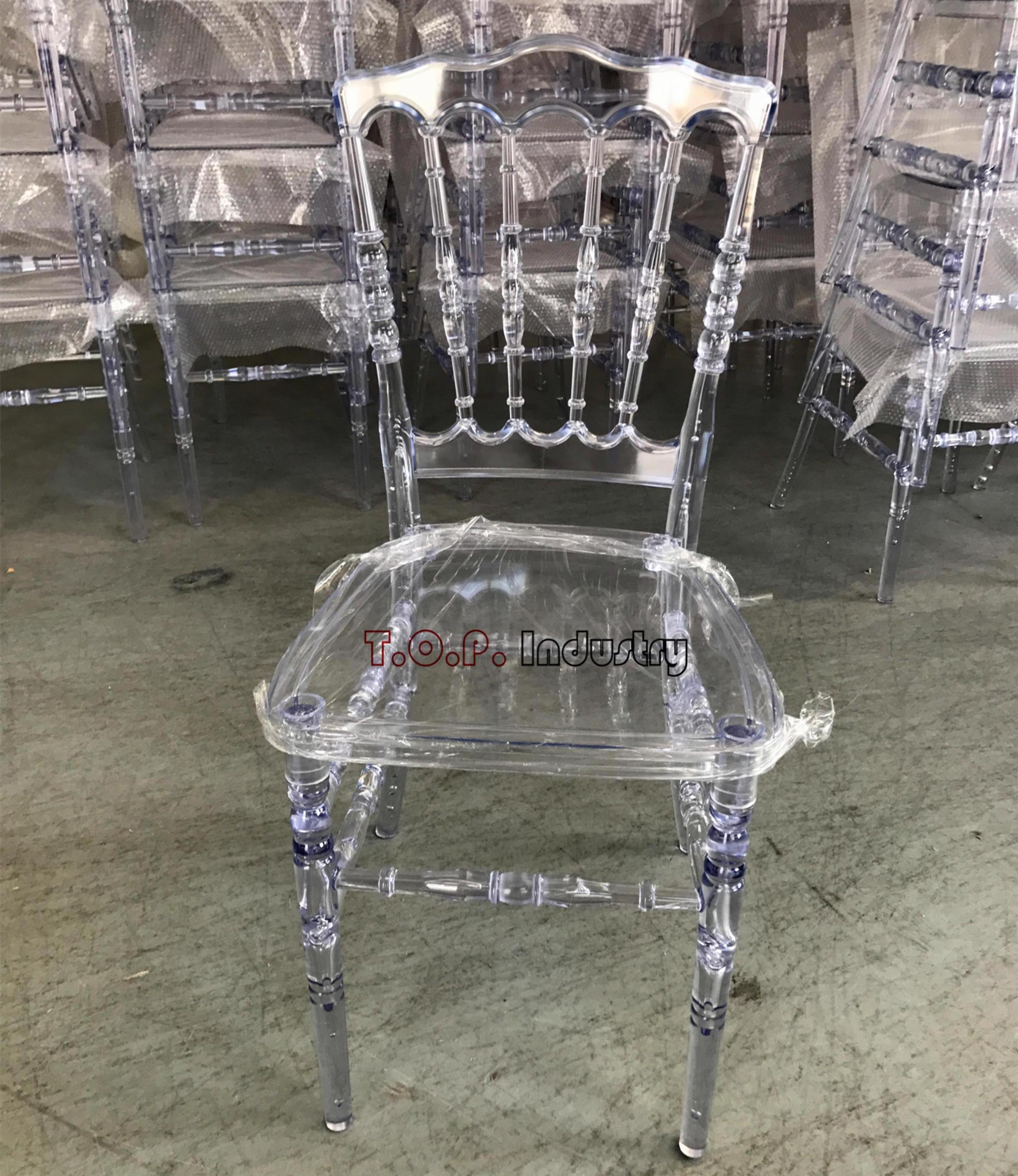 Rental PP/PC Plastic Stacking Chairs with Cushion