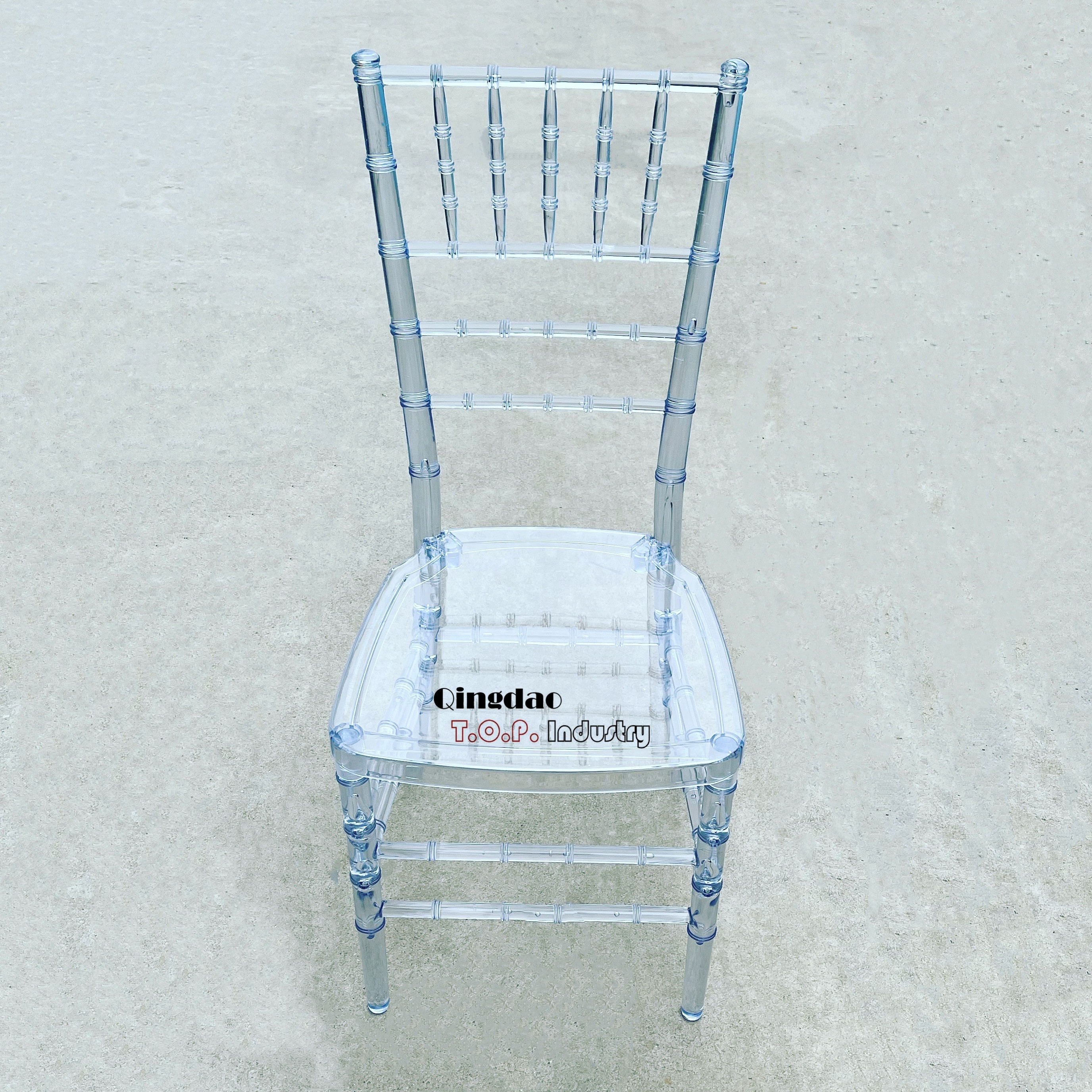 Polycarbonate Stackable Weeding Clear Tiffany Chair