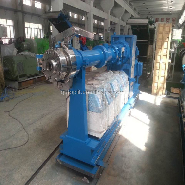 Customized Good Plasticizing Effect Low Temperature Cold Feed Extruder / Rubber Extruder Machine