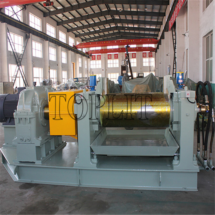 XK-450*1200 Rubber Mixing Mill Two Roll Open Mill With Stock Blender