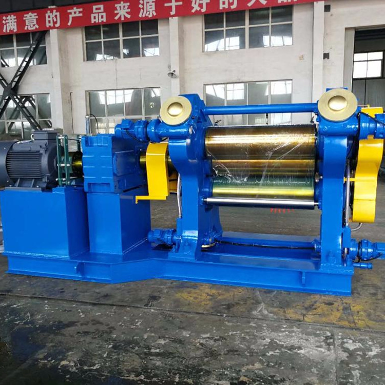 High Precision Of Half Products 3 Roll Rubber Calender Machine / Rubber Sheet Calendering Machine