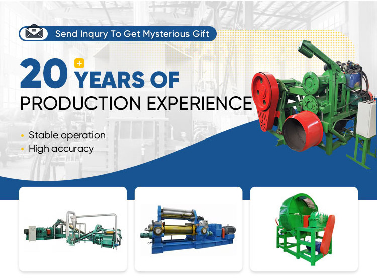 Rubber Powder Production Line / Waste Tyre Recycling Line / Rubber Granula Production Equipment