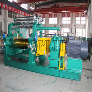 XK-450*1200 Rubber Mixing Mill Two Roll Open Mill With Stock Blender